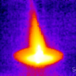 Kerzenflamme Wärmebild mit Seek Thermal XR